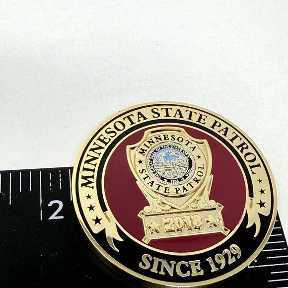 NFL 2018 Super Bowl LII Champions Coin Minnesota State Patrol Collectible RARE - Picture 5 of 5